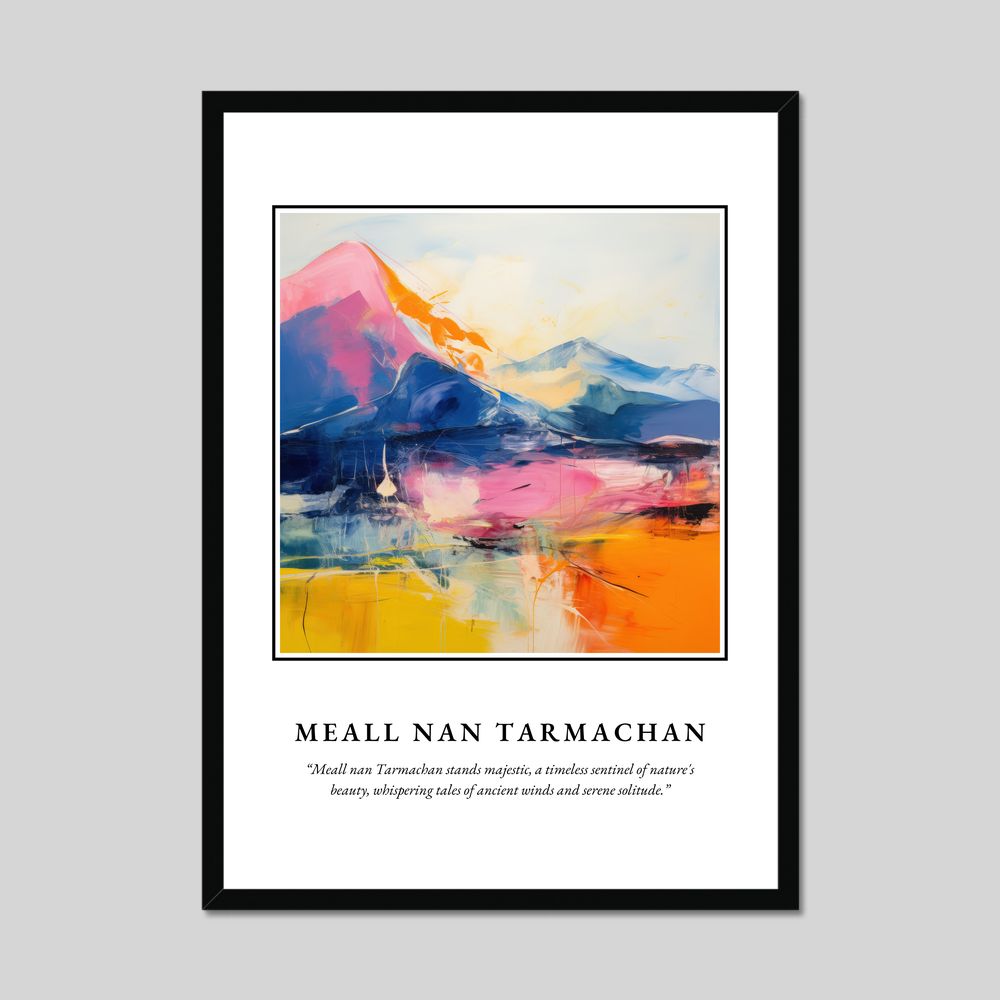 Poster in a black frame