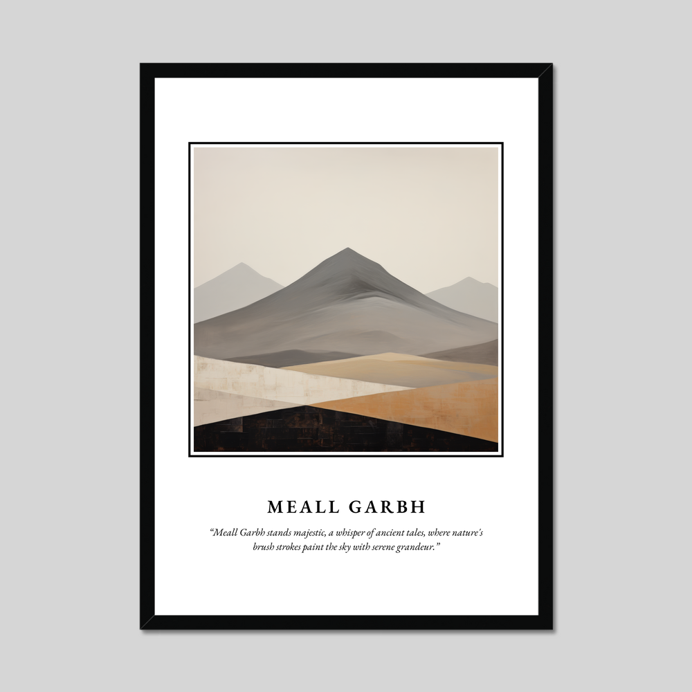 Poster in a black frame