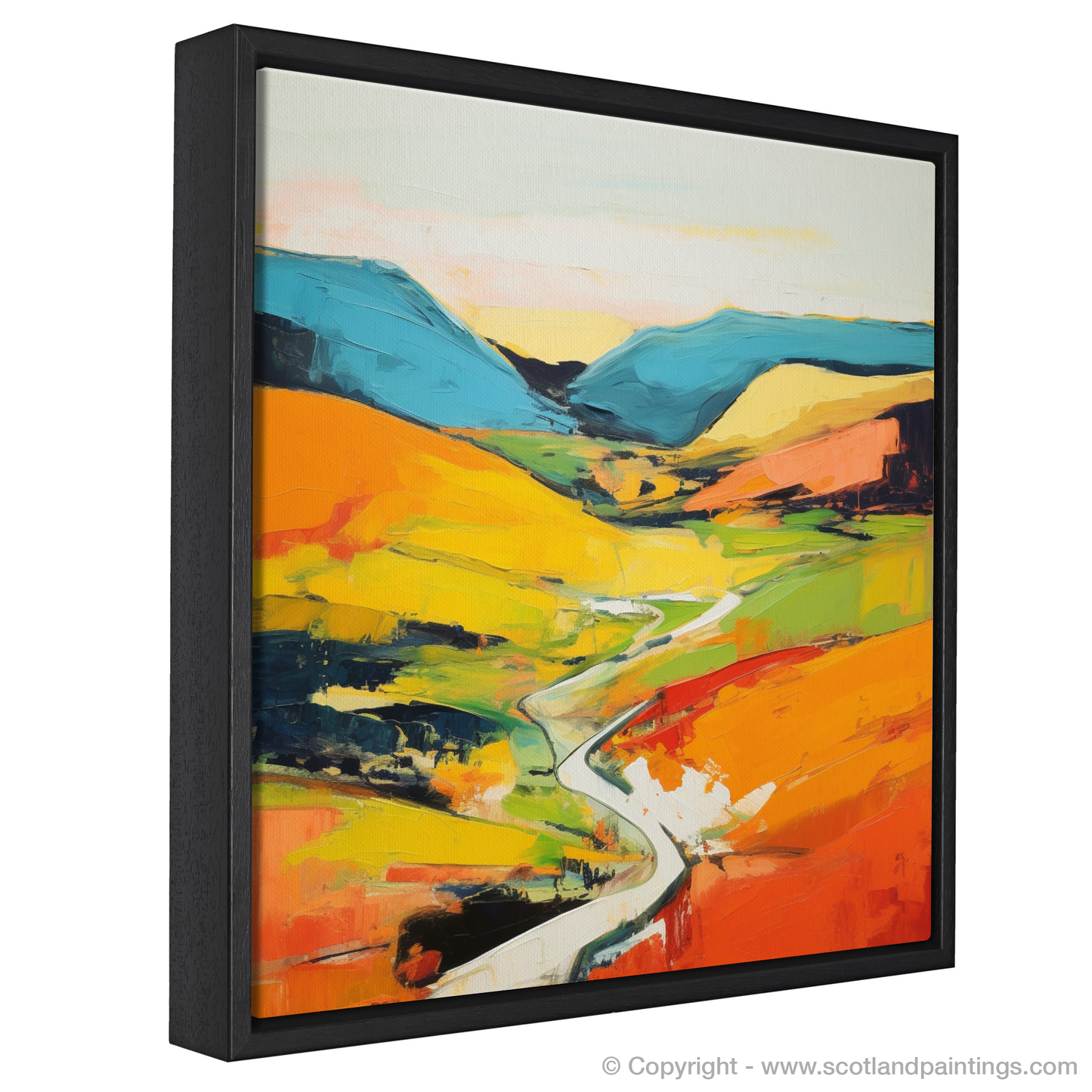 Painting and Art Print of Geal-chàrn (Drumochter) entitled "Wild Rhapsody of Geal-chàrn".