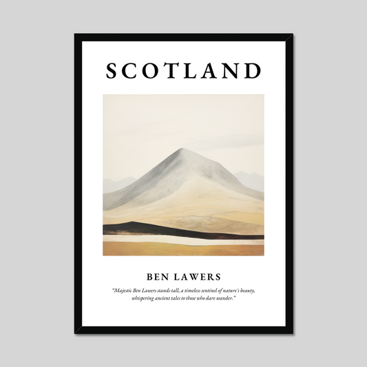 Poster of Ben Lawers, Scotland.