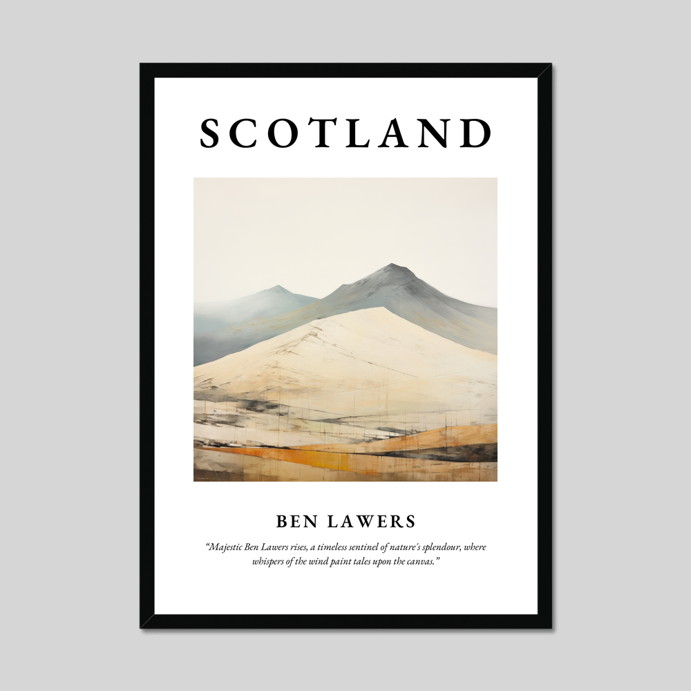 Poster of Ben Lawers, Scotland.