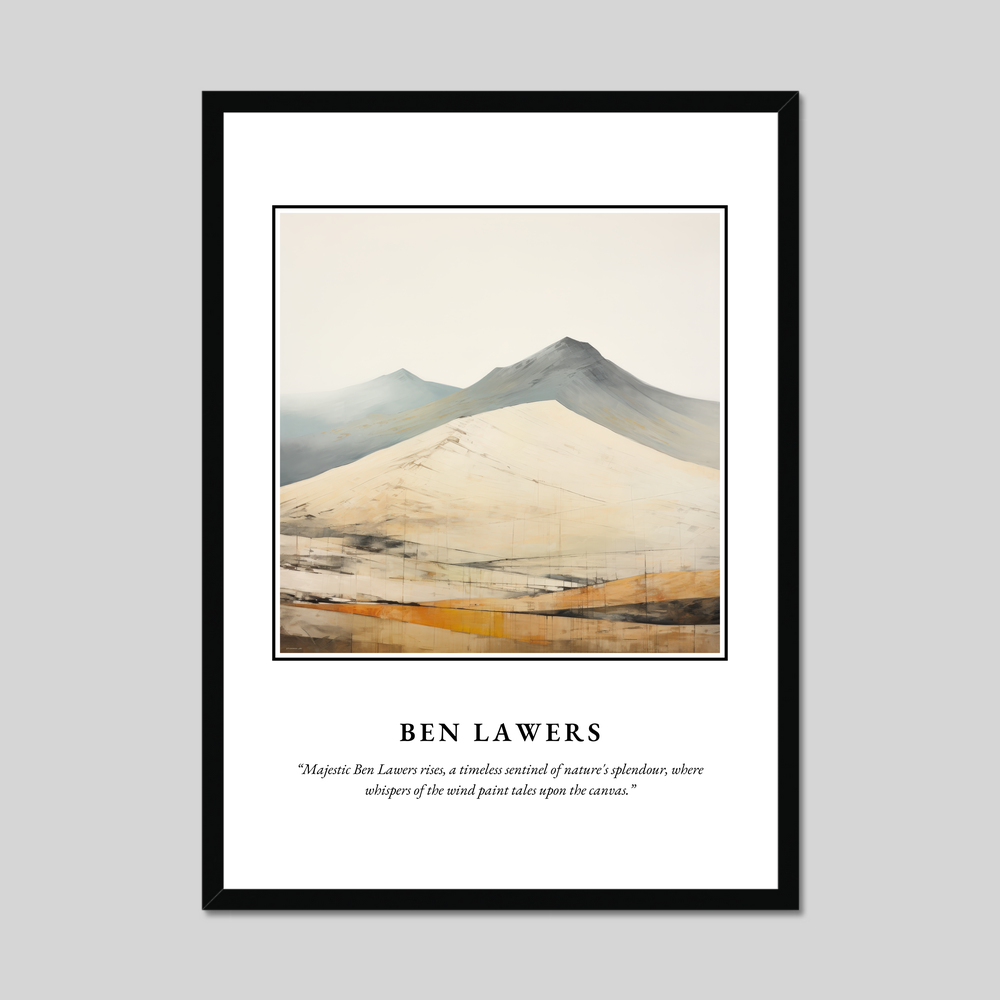 Poster in a black frame