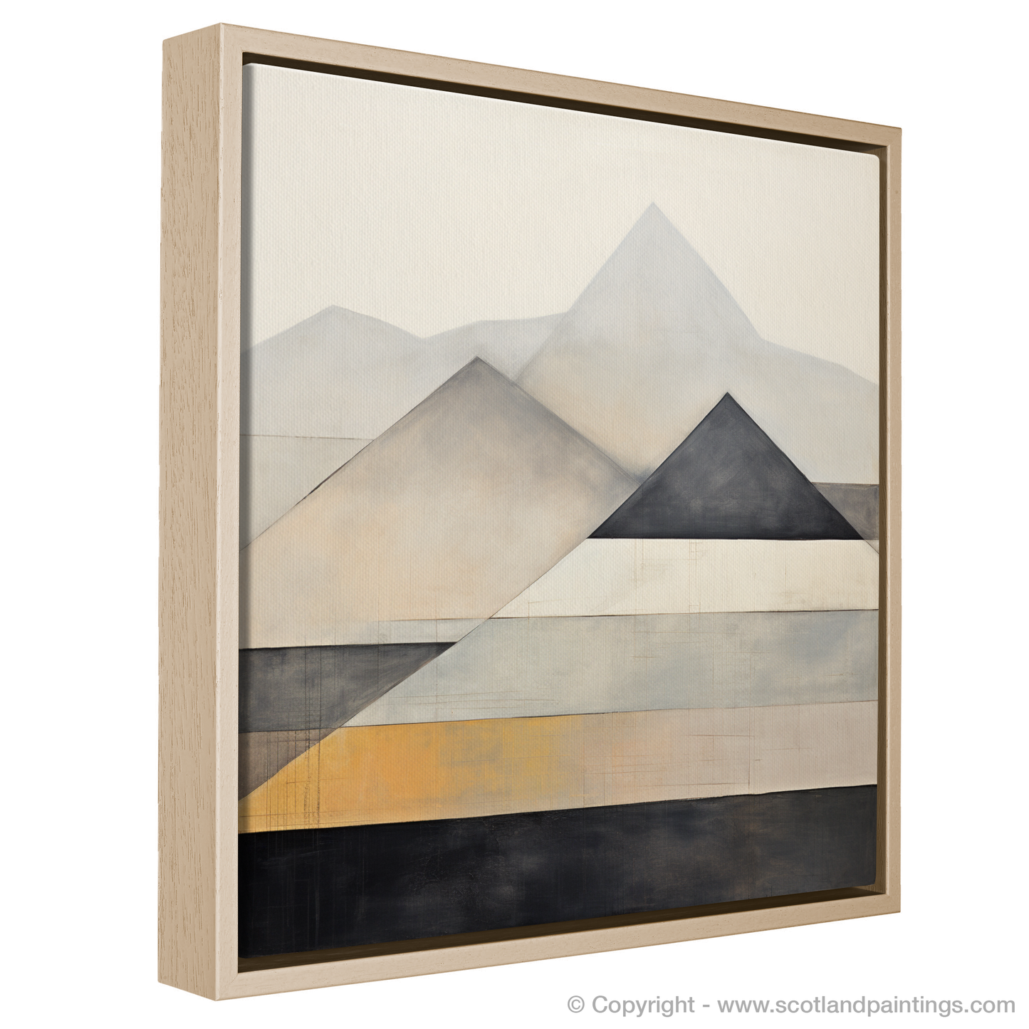 Painting and Art Print of Beinn Dòrain entitled "Abstract Essence of Beinn Dòrain".