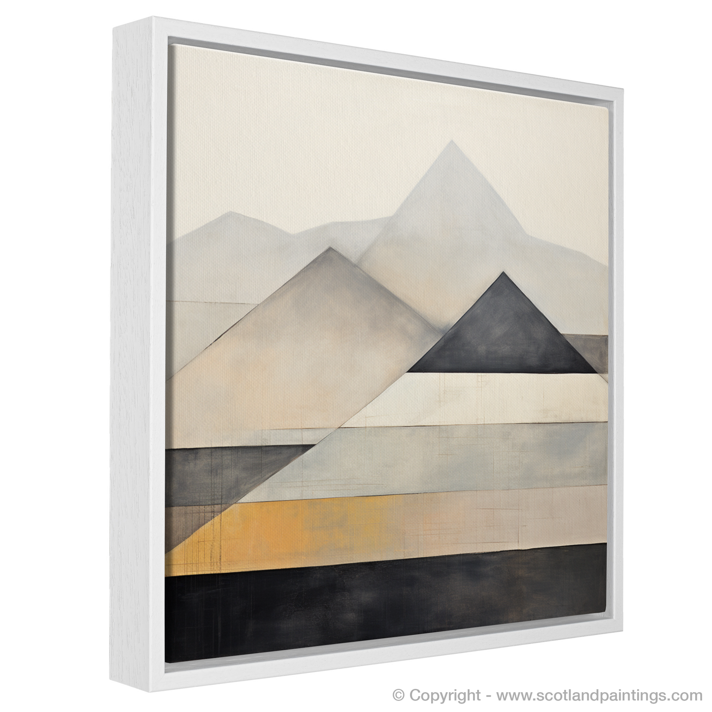Painting and Art Print of Beinn Dòrain entitled "Abstract Essence of Beinn Dòrain".