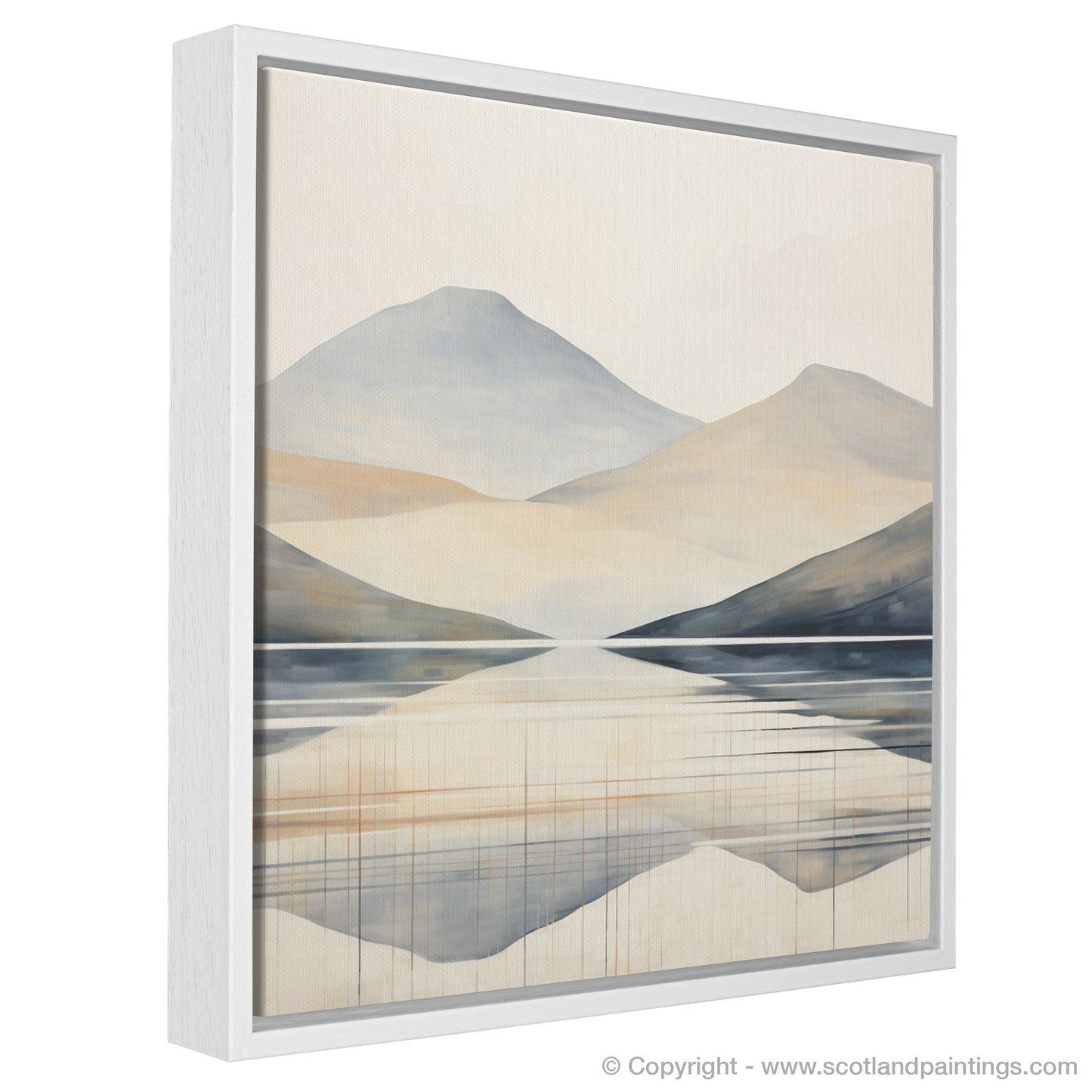 Painting and Art Print of Ben Vorlich (Loch Earn) entitled "Abstract Echoes of Ben Vorlich".