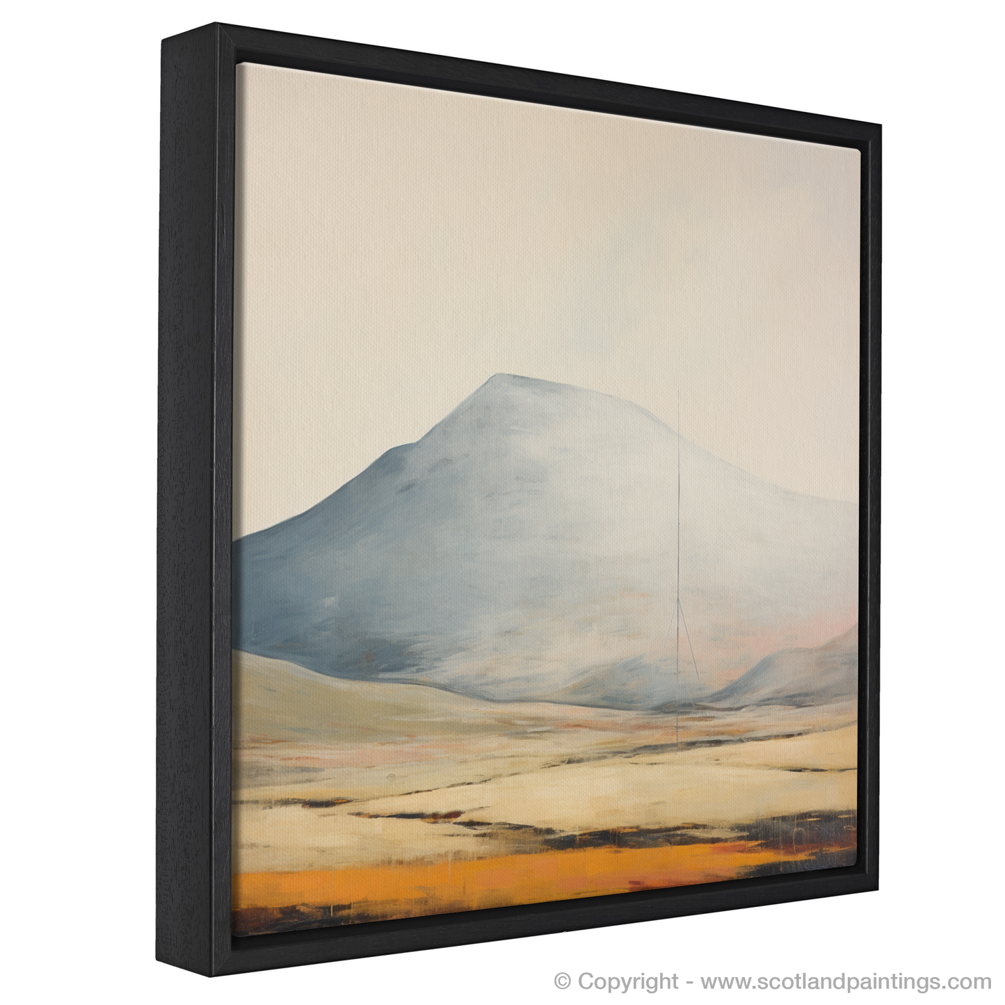 Painting and Art Print of The Cairnwell entitled "The Cairnwell Unveiled: An Abstract Highland Reverie".