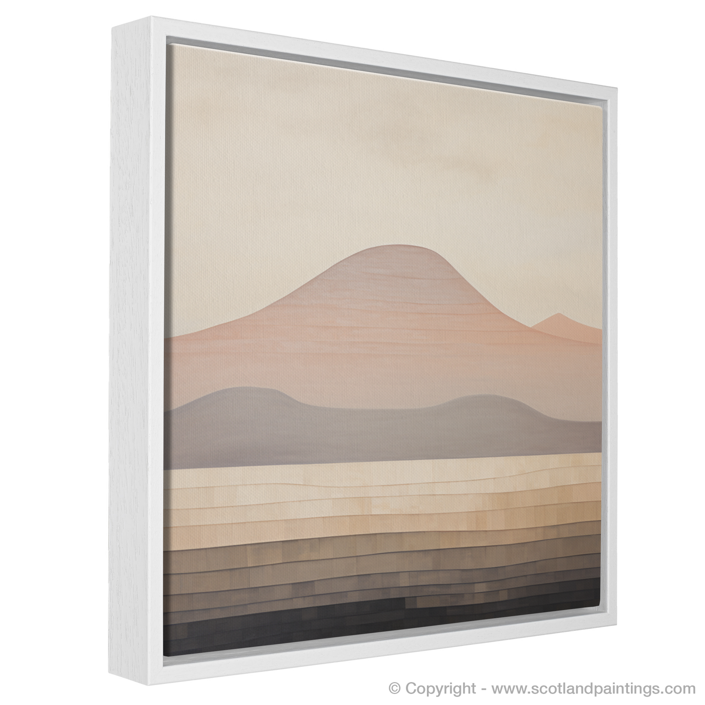 Painting and Art Print of Meall Greigh entitled "Abstract Essence of Meall Greigh".