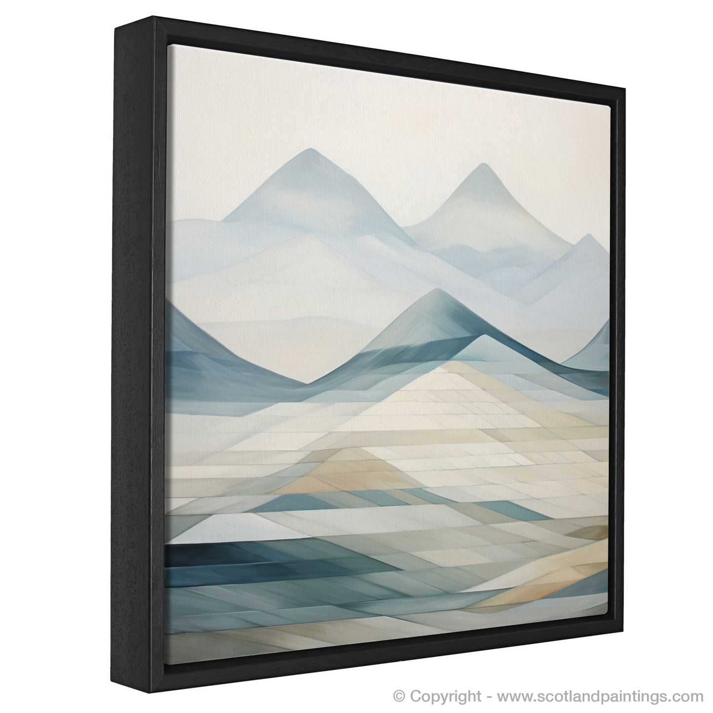 Painting and Art Print of Cruach Àrdrain entitled "Ethereal Dance of the Scottish Munros".