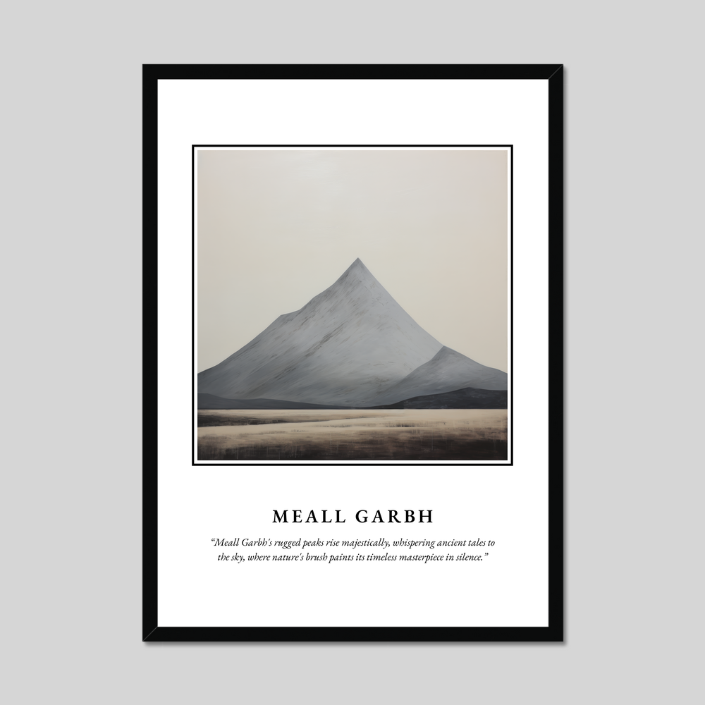 Poster in a black frame