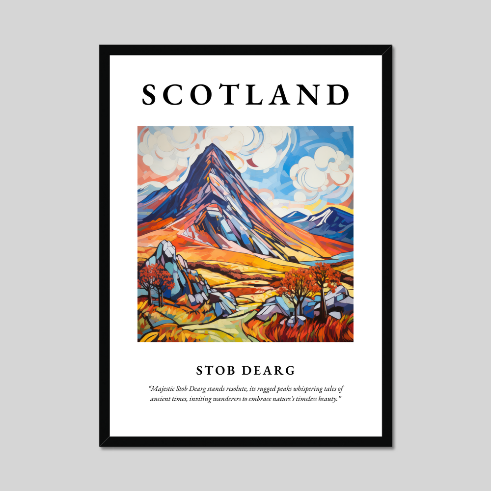 Poster of Stob Dearg, Scotland.