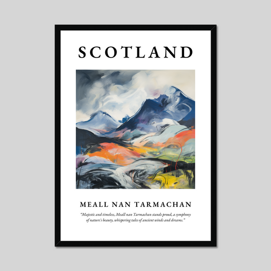 Poster of Meall nan Tarmachan, Scotland.