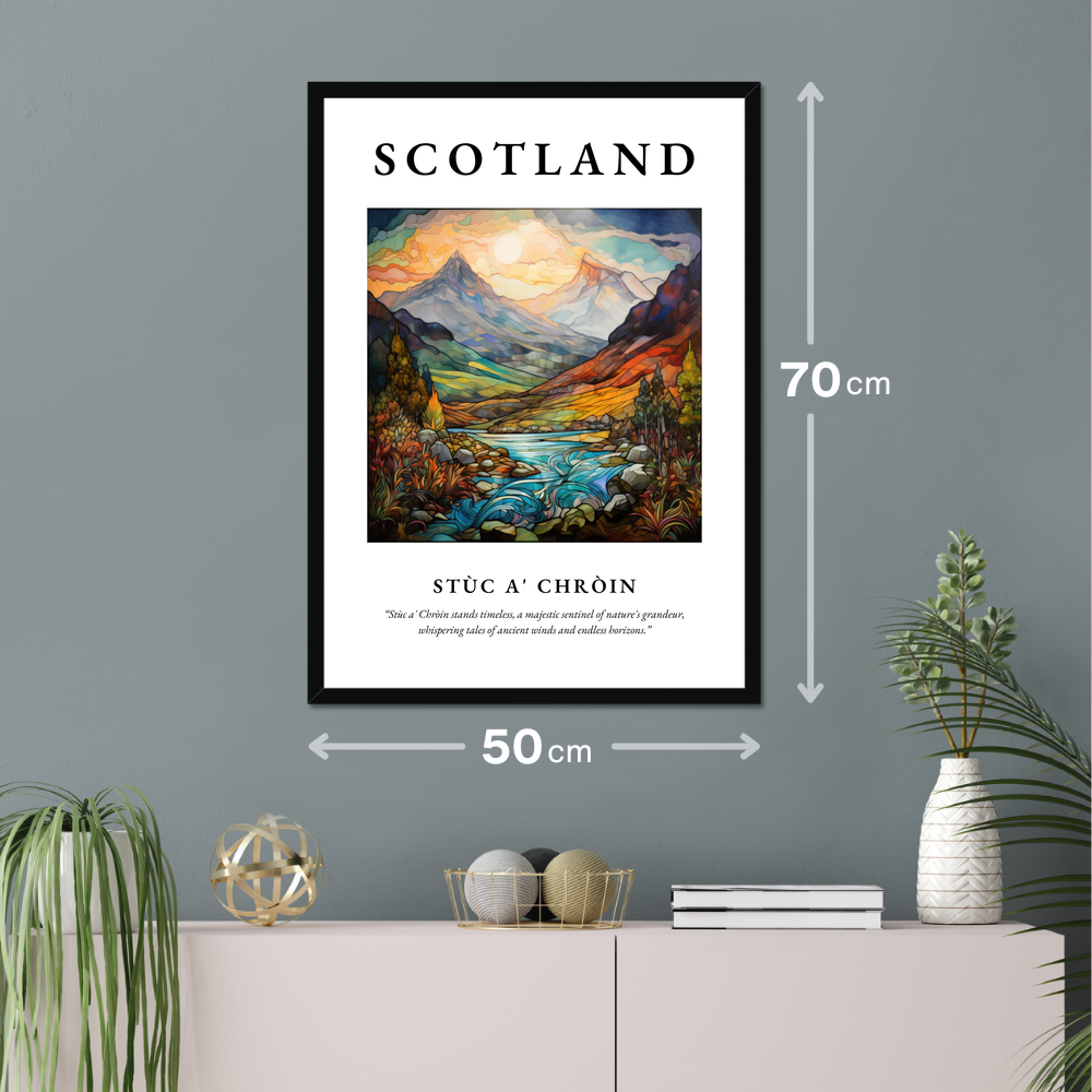 Poster of Stùc a' Chròin hanging on a wall