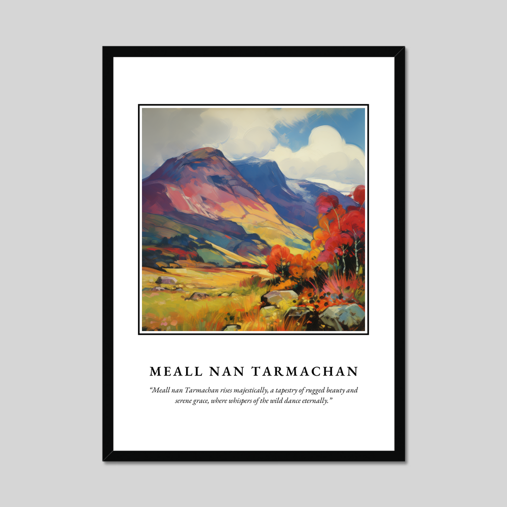 Poster in a black frame