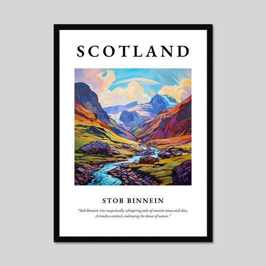 Poster of Stob Binnein, Scotland.