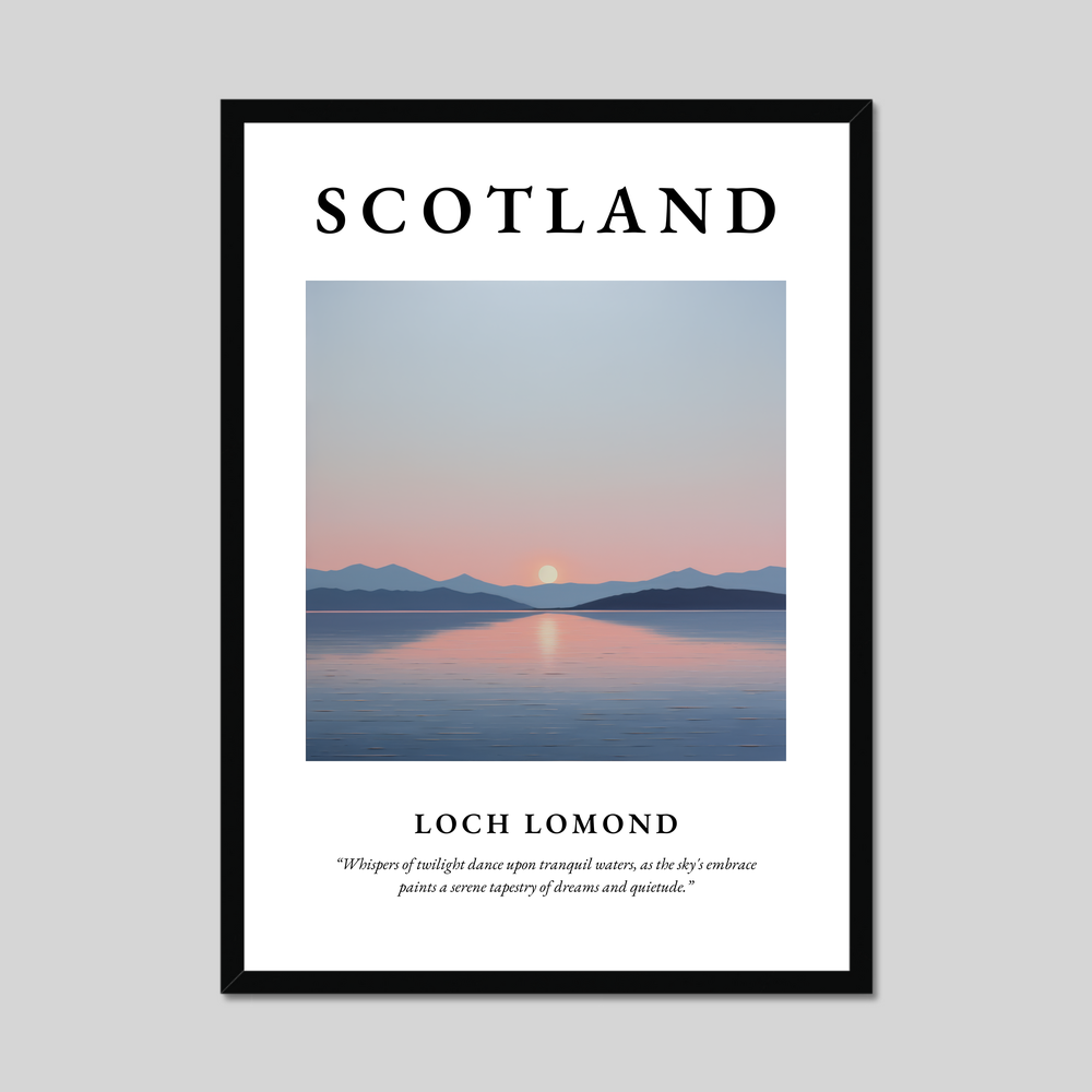 Poster of Loch Lomond, Scotland.
