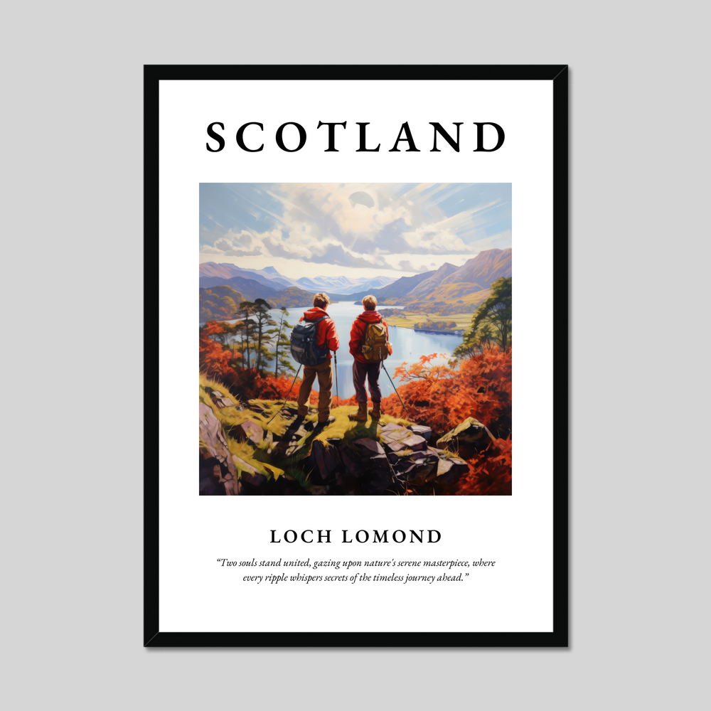 Poster of Loch Lomond, Scotland.