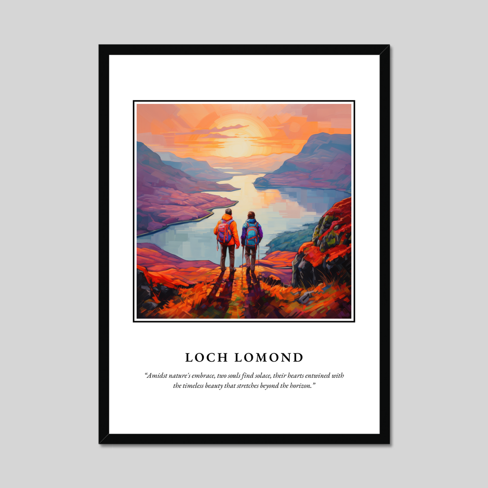 Poster in a black frame