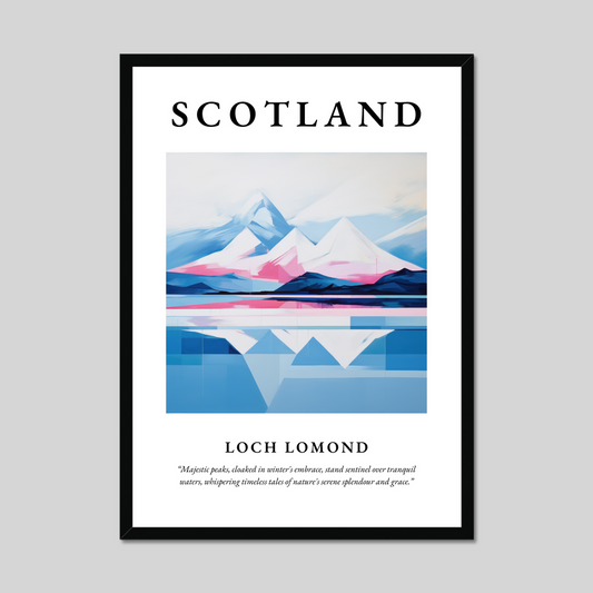 Poster of Loch Lomond, Scotland.