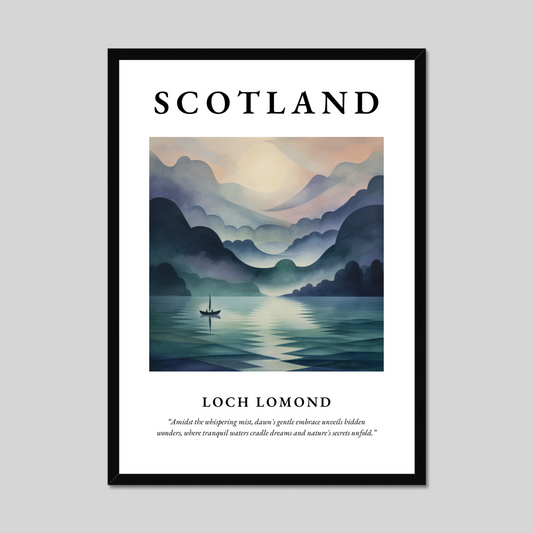 Poster of Loch Lomond, Scotland.