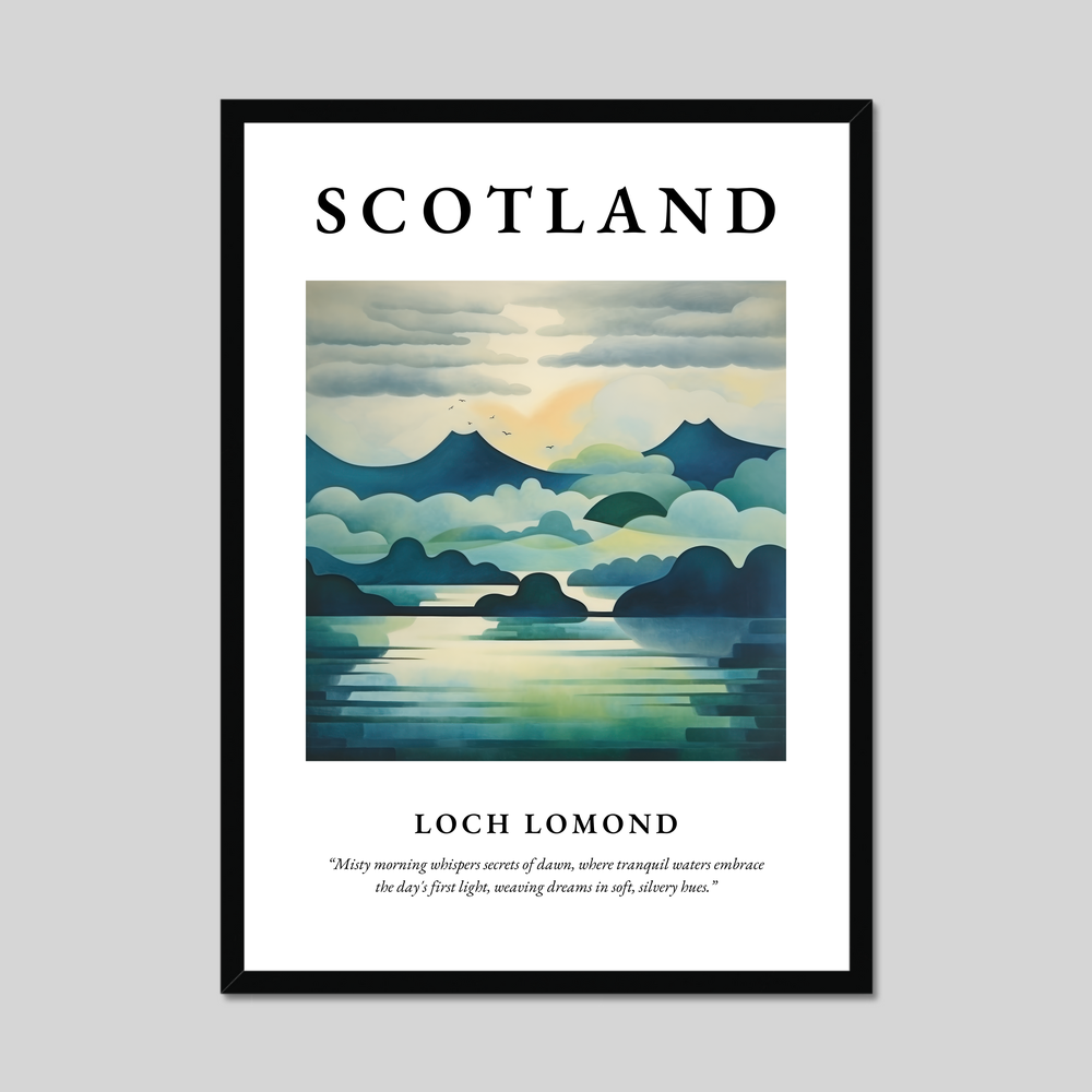 Poster of Loch Lomond, Scotland.