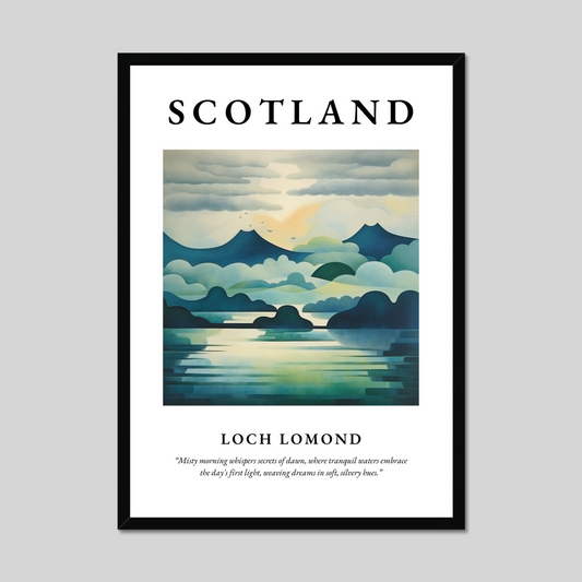 Poster of Loch Lomond, Scotland.