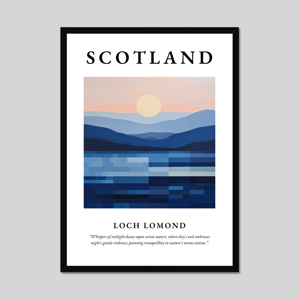 Poster of Loch Lomond, Scotland.