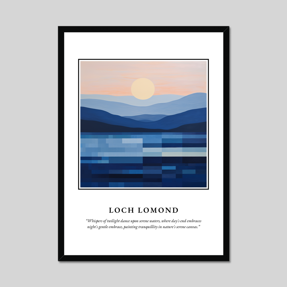 Poster in a black frame