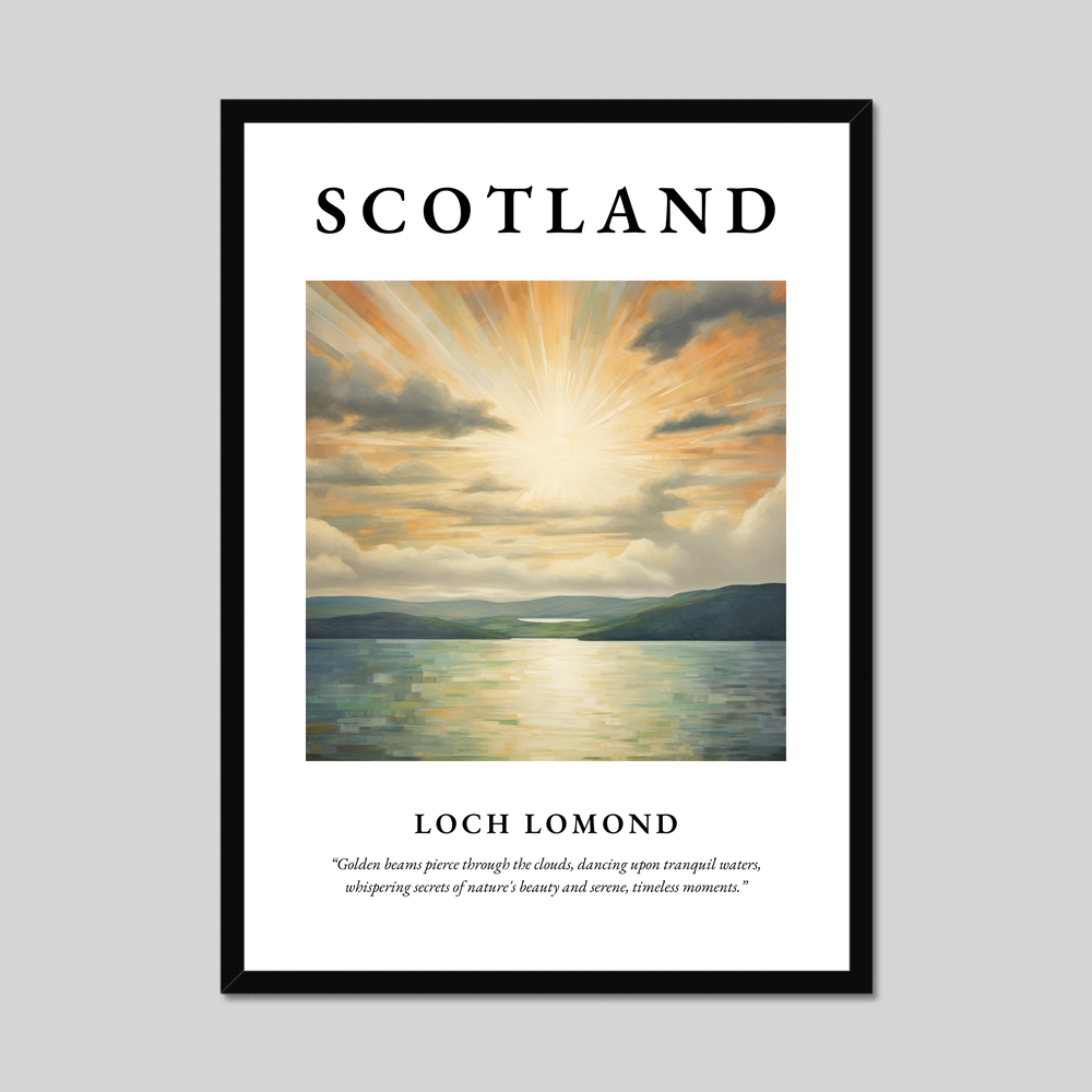 Poster of Loch Lomond, Scotland.