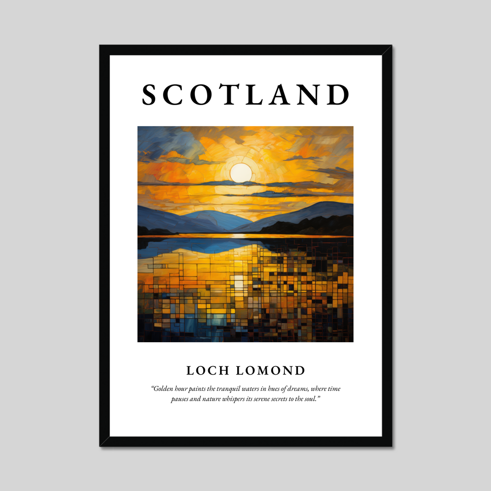 Poster of Loch Lomond, Scotland.