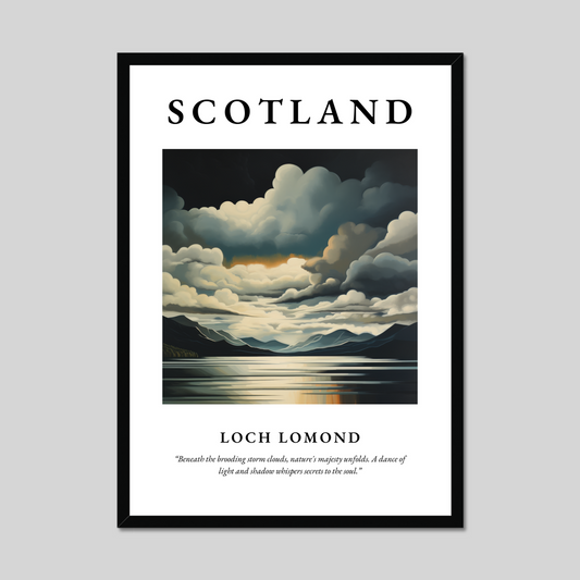 Poster of Loch Lomond, Scotland.