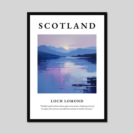 Poster of Loch Lomond, Scotland.