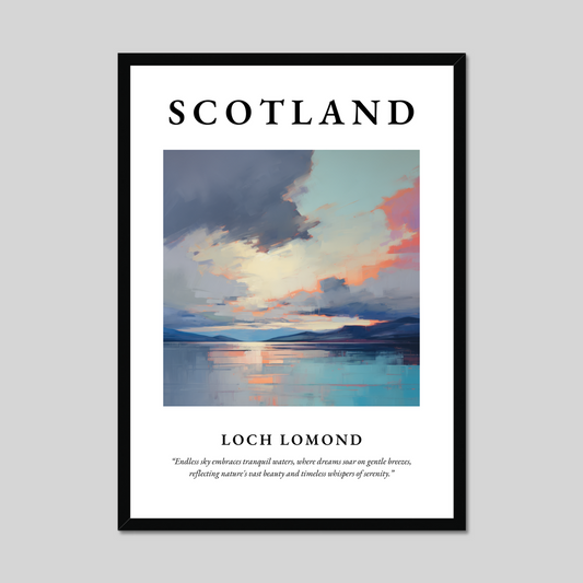Poster of Loch Lomond, Scotland.