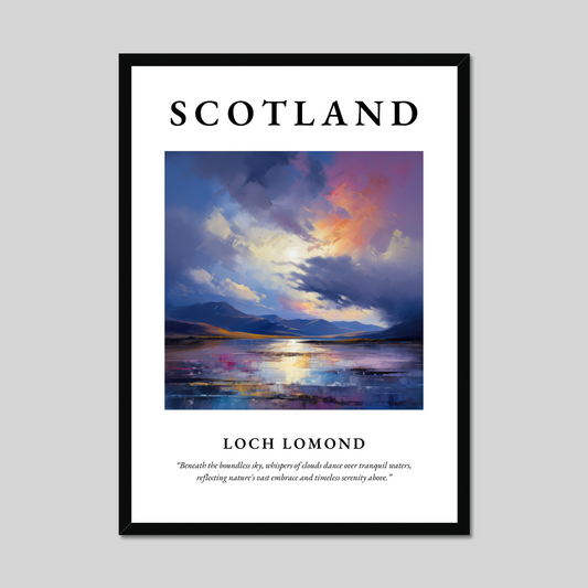 Poster of Loch Lomond, Scotland.