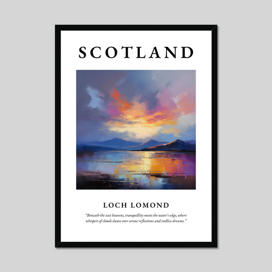 Poster of Loch Lomond, Scotland.