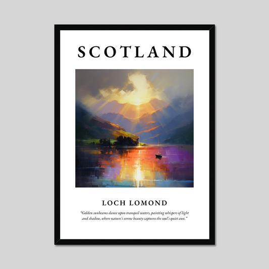 Poster of Loch Lomond, Scotland.