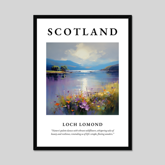 Poster of Loch Lomond, Scotland.