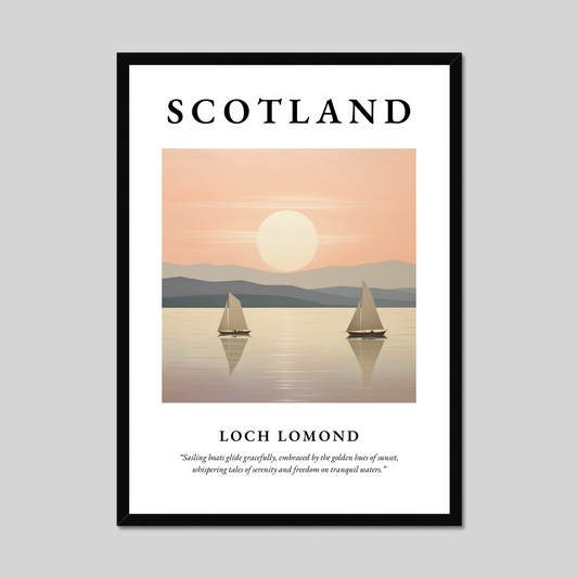 Poster of Loch Lomond, Scotland.