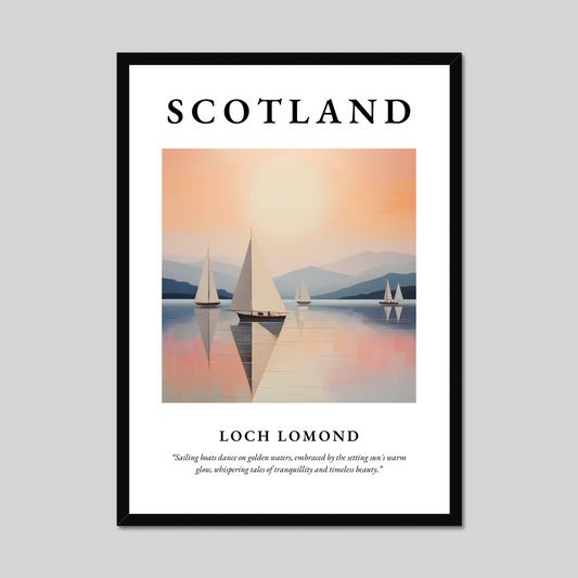 Poster of Loch Lomond, Scotland.