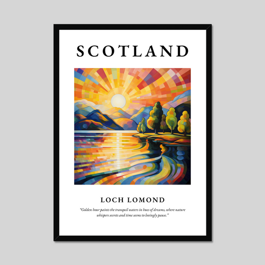 Poster of Loch Lomond, Scotland.