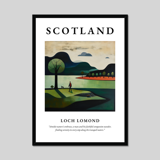 Poster of Loch Lomond, Scotland.