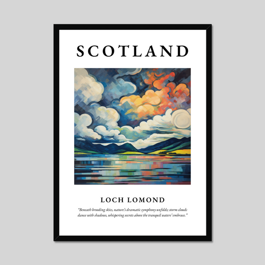 Poster of Loch Lomond, Scotland.