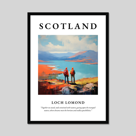 Poster of Loch Lomond, Scotland.