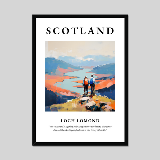 Poster of Loch Lomond, Scotland.