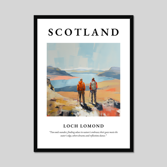 Poster of Loch Lomond, Scotland.