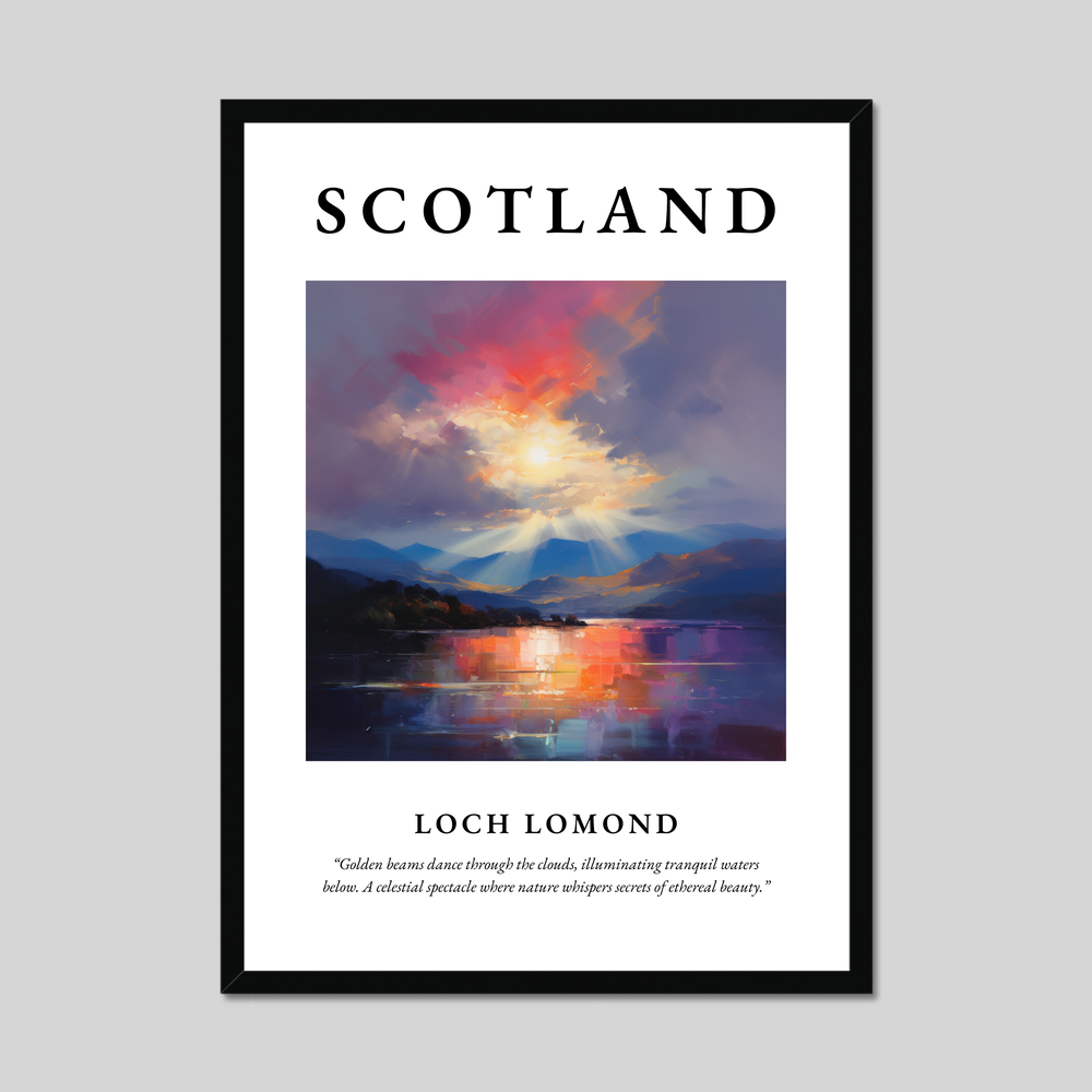 Poster of Loch Lomond, Scotland.