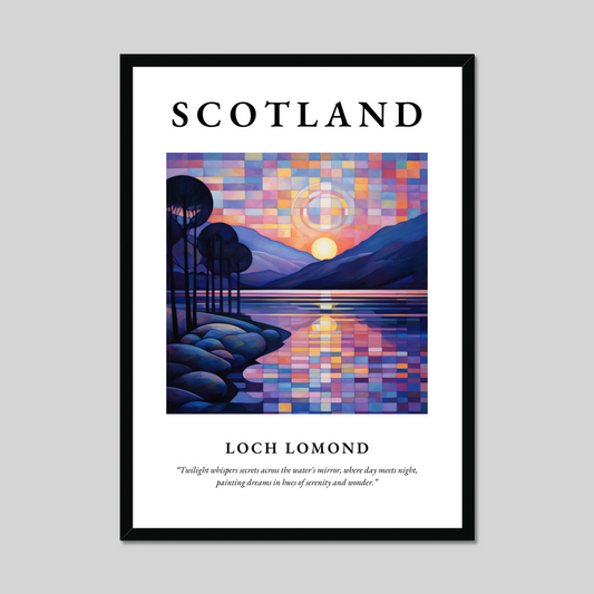 Poster of Loch Lomond, Scotland.