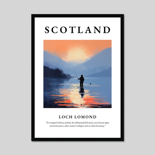 Poster of Loch Lomond, Scotland.