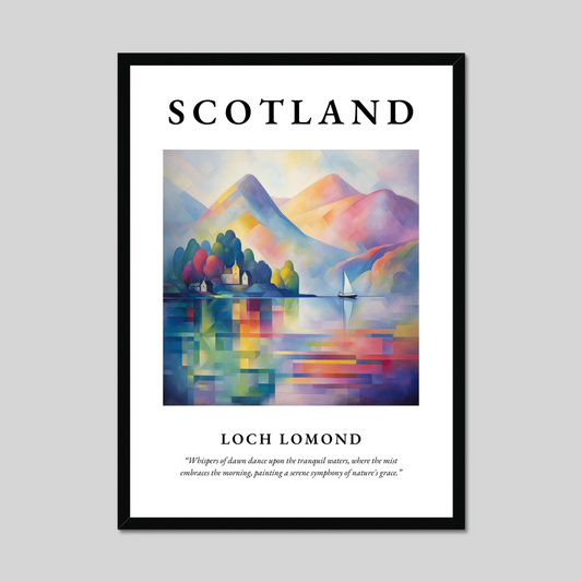 Poster of Loch Lomond, Scotland.