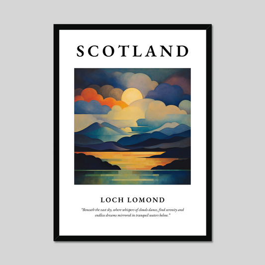 Poster of Loch Lomond, Scotland.