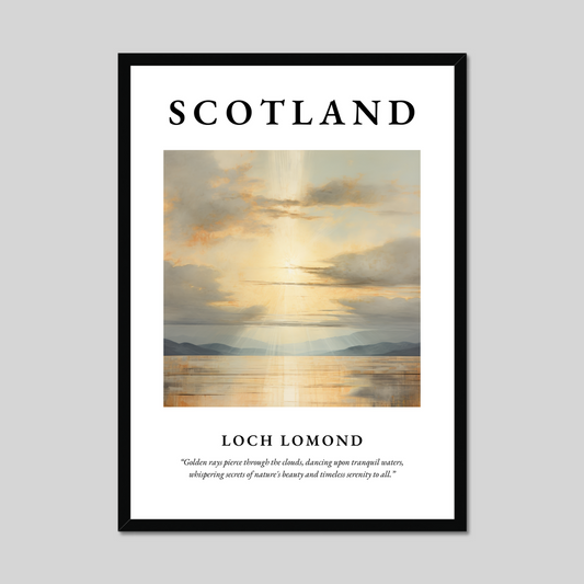 Poster of Loch Lomond, Scotland.